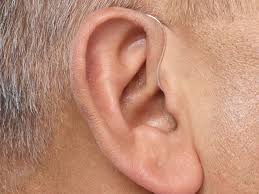 Wearing-hearing-aid